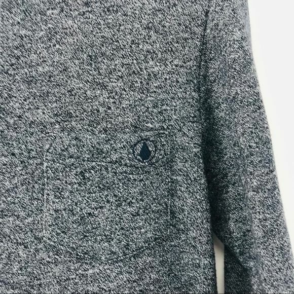 Volcom Sweatshirt Mens Small Gray Light Weight Pull Over Crew Neck Basic Cozy - Picture 2 of 10
